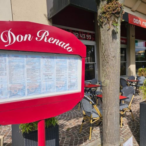 Pancarde emplacement restaurant Don Renato